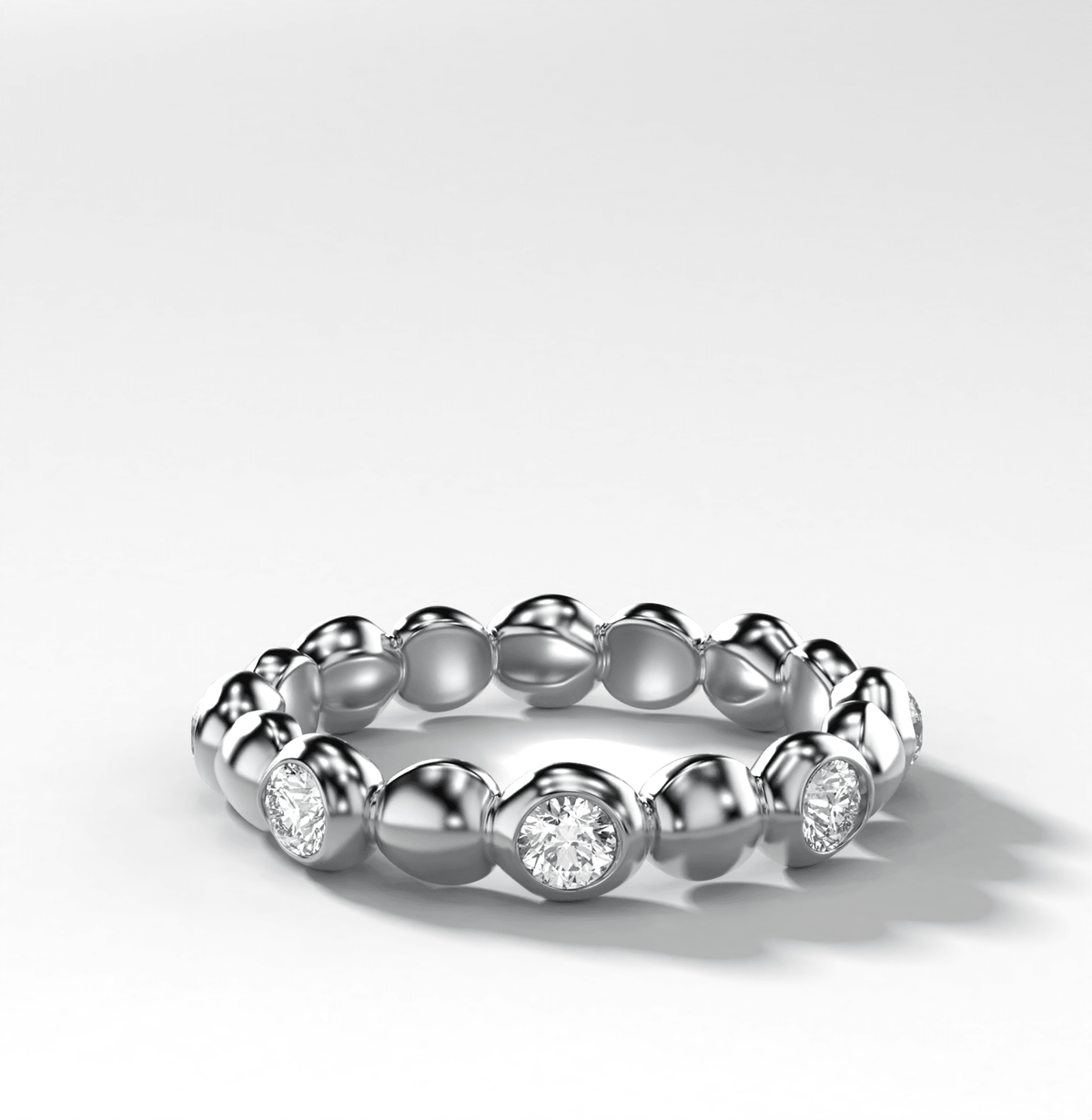 Alternating Bubble Eternity Band - GOODSTONE