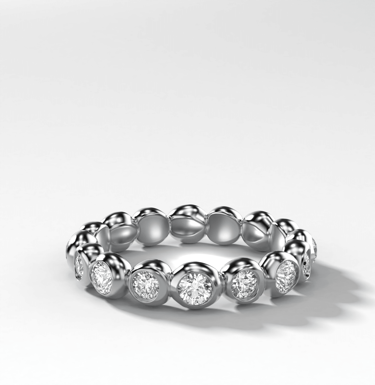 Bubble Diamond Eternity Band - GOODSTONE