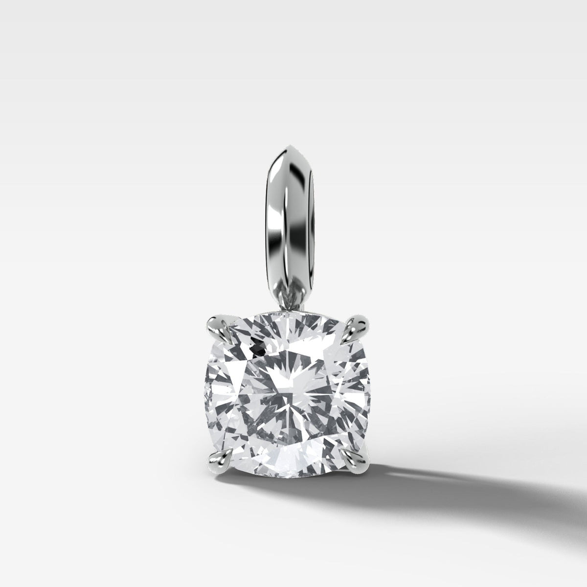 Classic Cushion Attachable Diamond Pendant - GOODSTONE