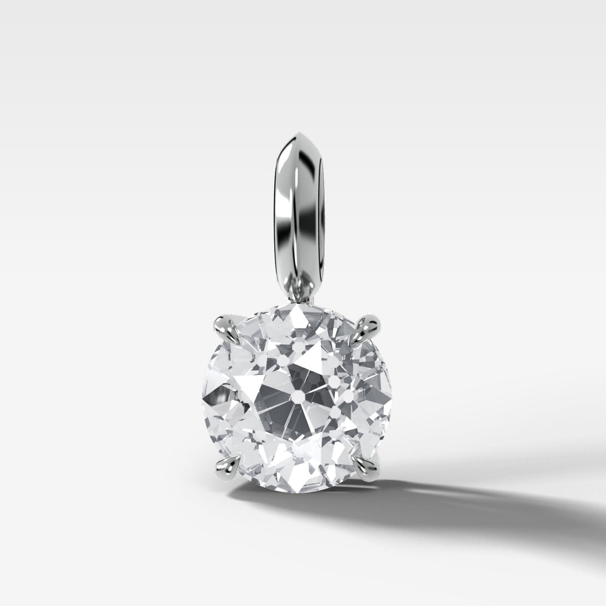 Classic Old Euro Attachable Diamond Pendant - GOODSTONE