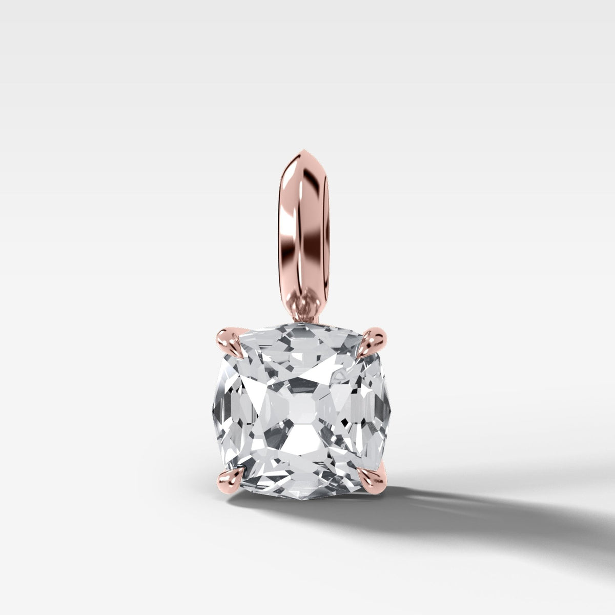 Classic Old Mine Attachable Diamond Pendant - GOODSTONE