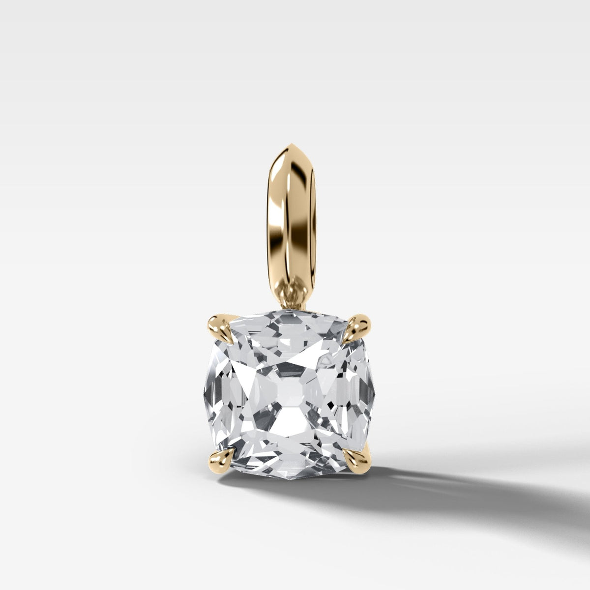 Classic Old Mine Attachable Diamond Pendant - GOODSTONE