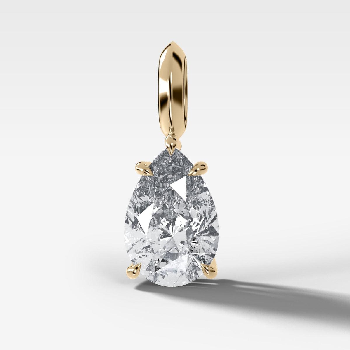 Classic Pear Attachable Diamond Pendant - GOODSTONE