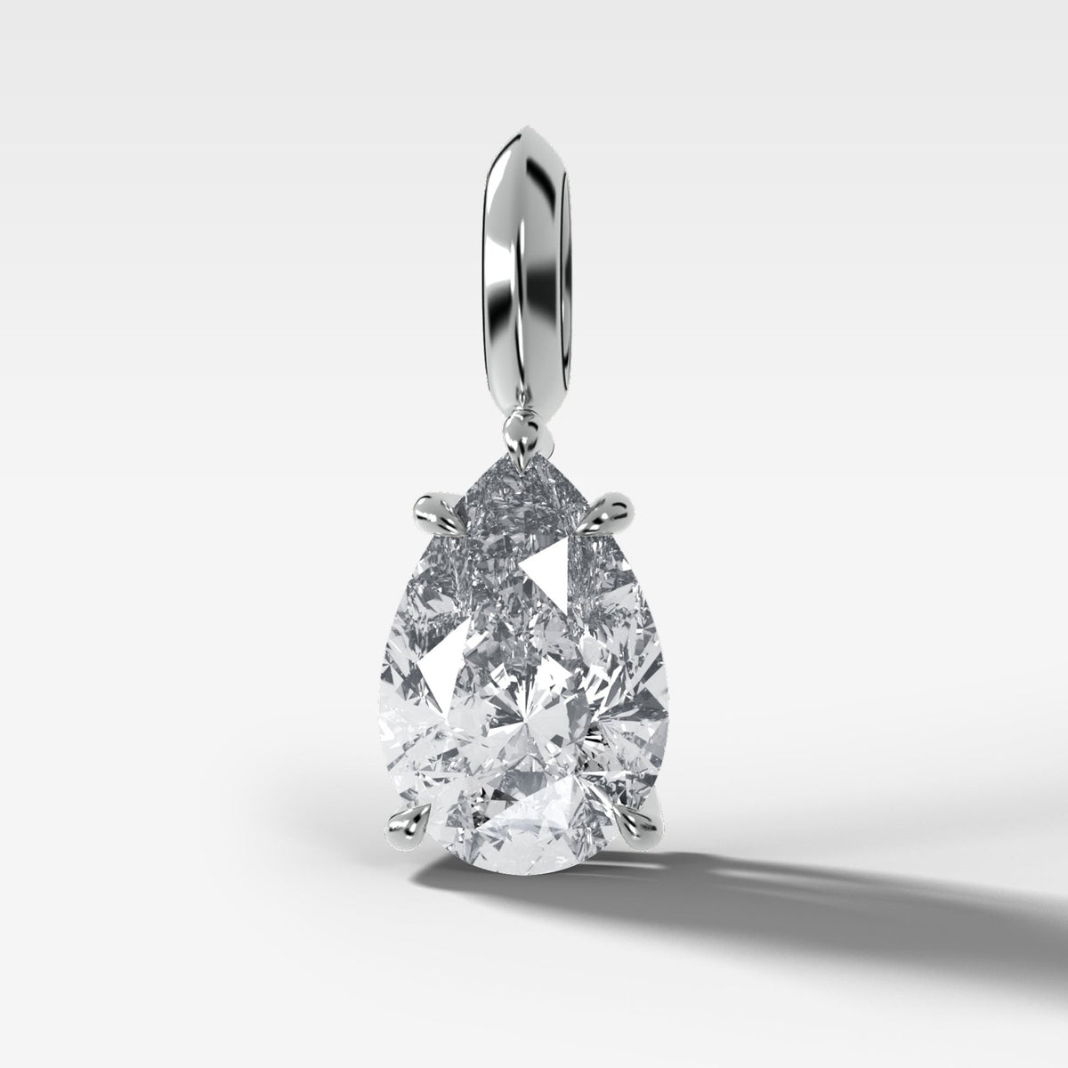 Classic Pear Attachable Diamond Pendant - GOODSTONE
