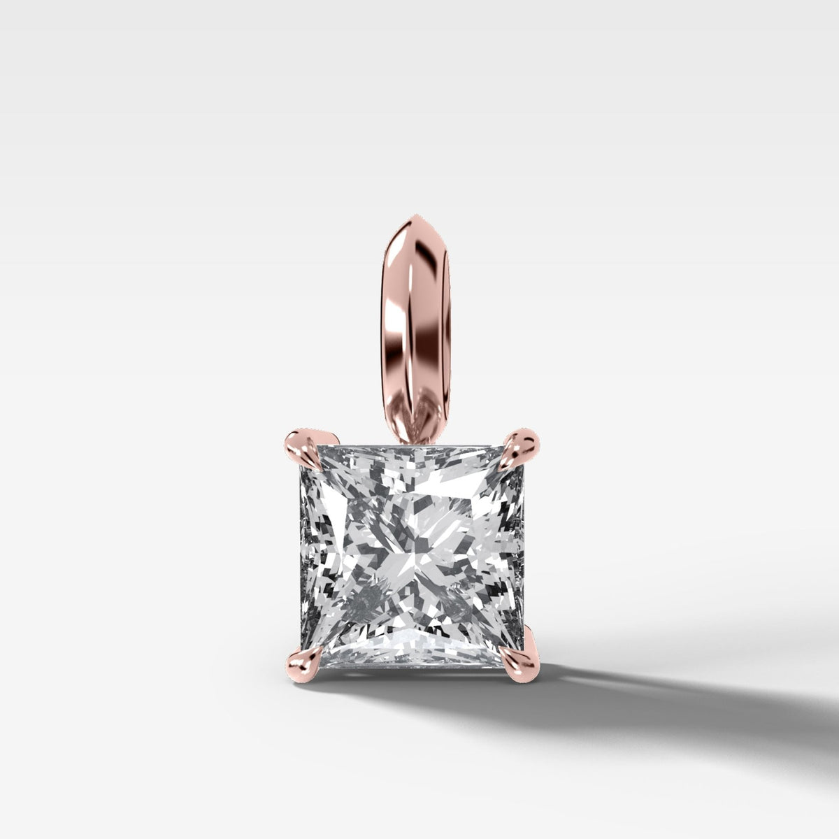 Classic Princess Attachable Diamond Pendant - GOODSTONE