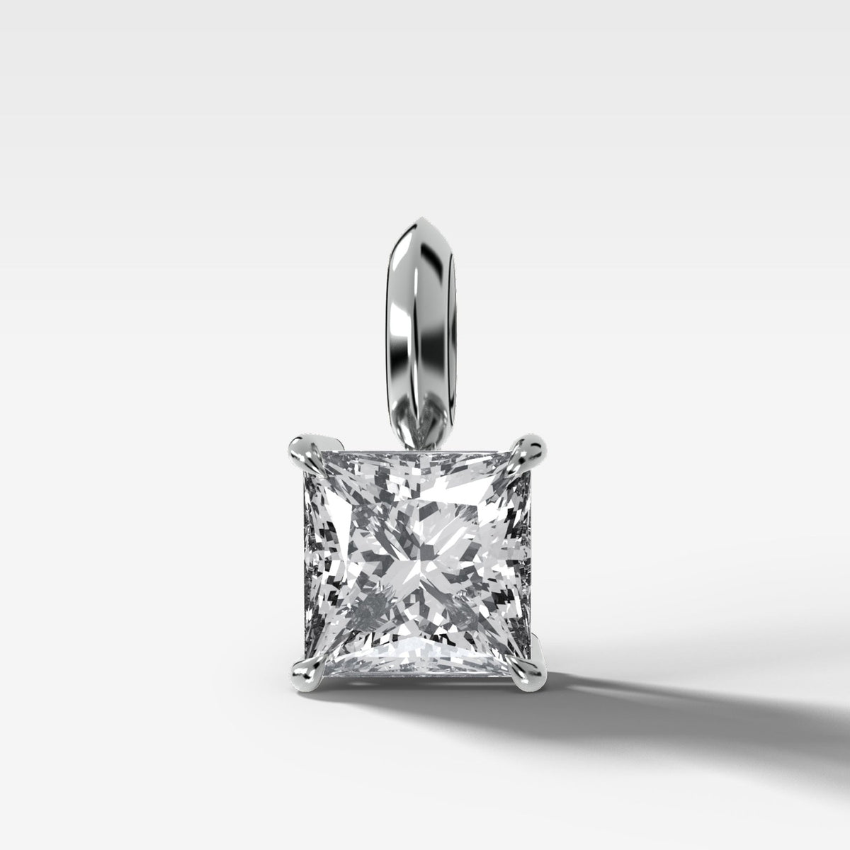 Classic Princess Attachable Diamond Pendant - GOODSTONE