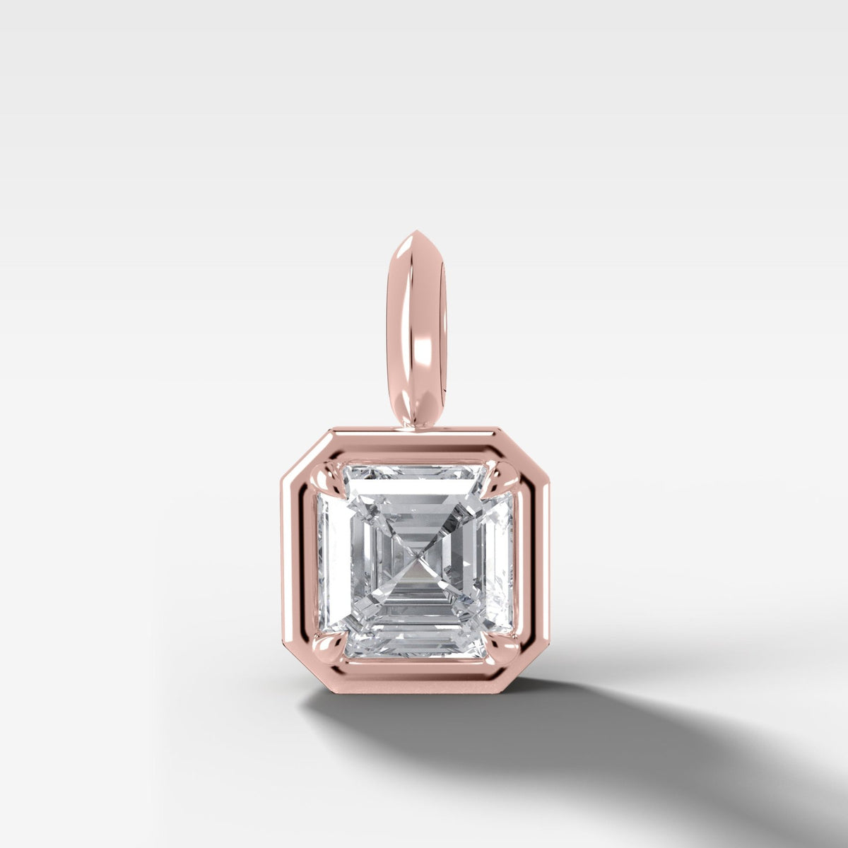 Club Asscher Attachable Diamond Pendant - GOODSTONE