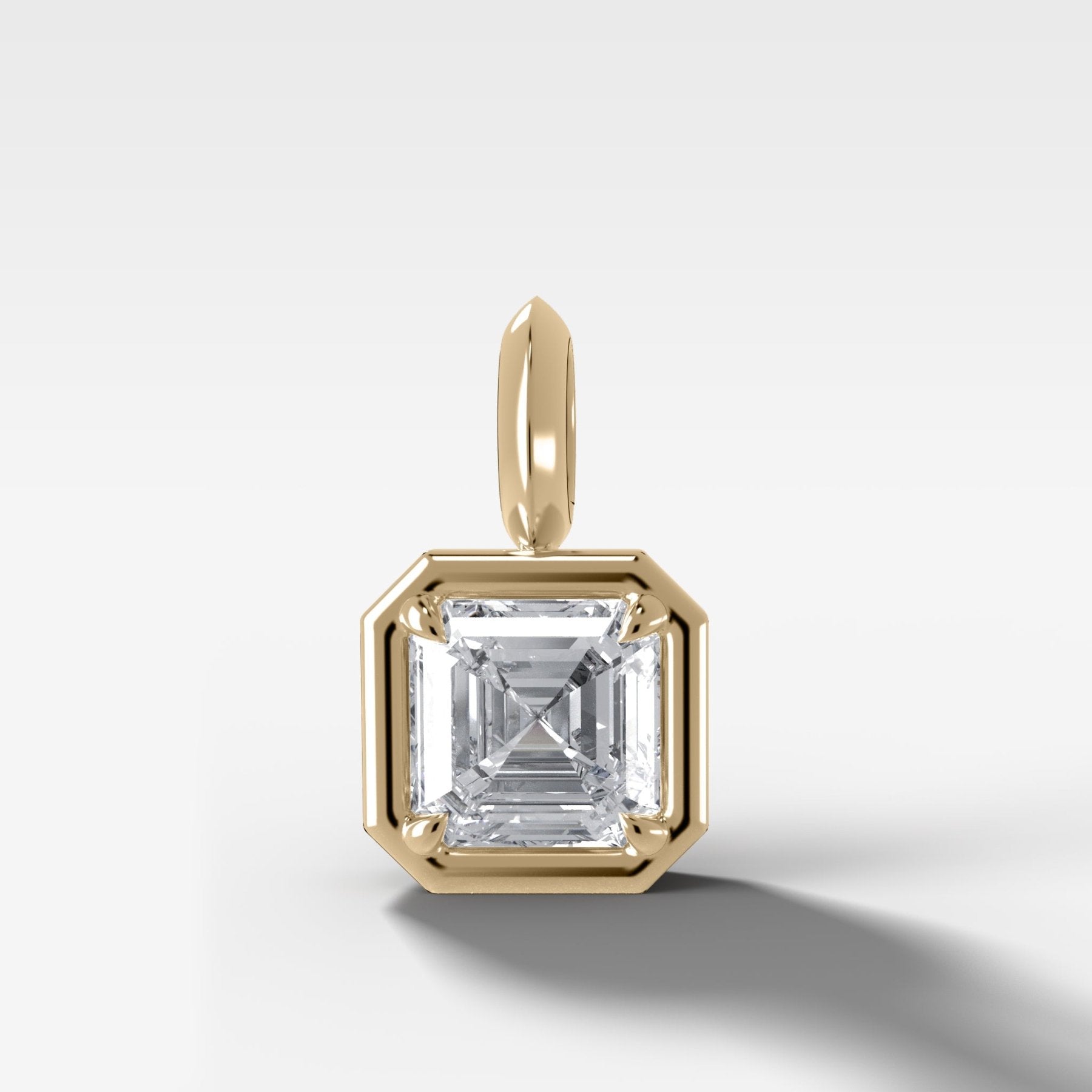Club Asscher Attachable Diamond Pendant - GOODSTONE
