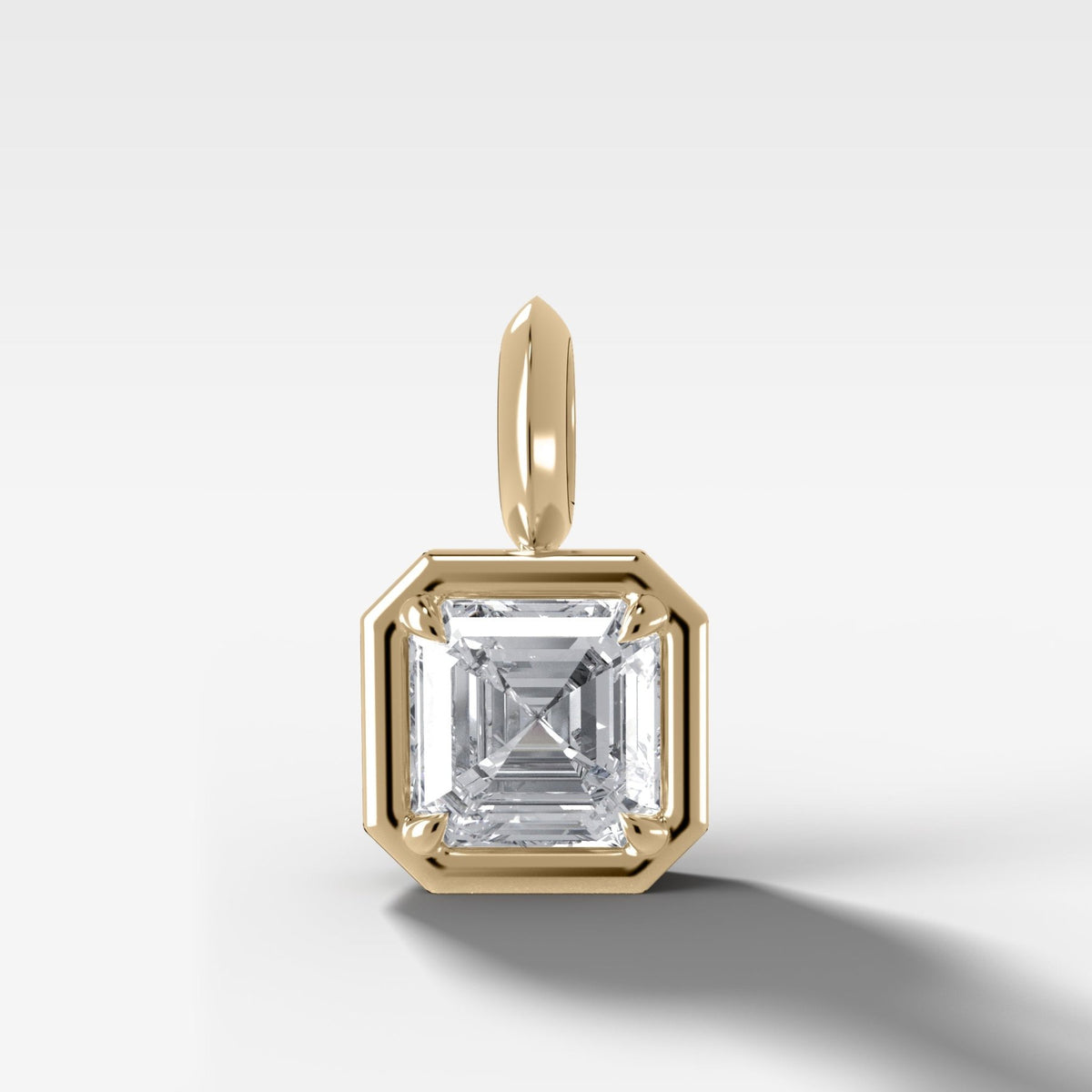 Club Asscher Attachable Diamond Pendant - GOODSTONE