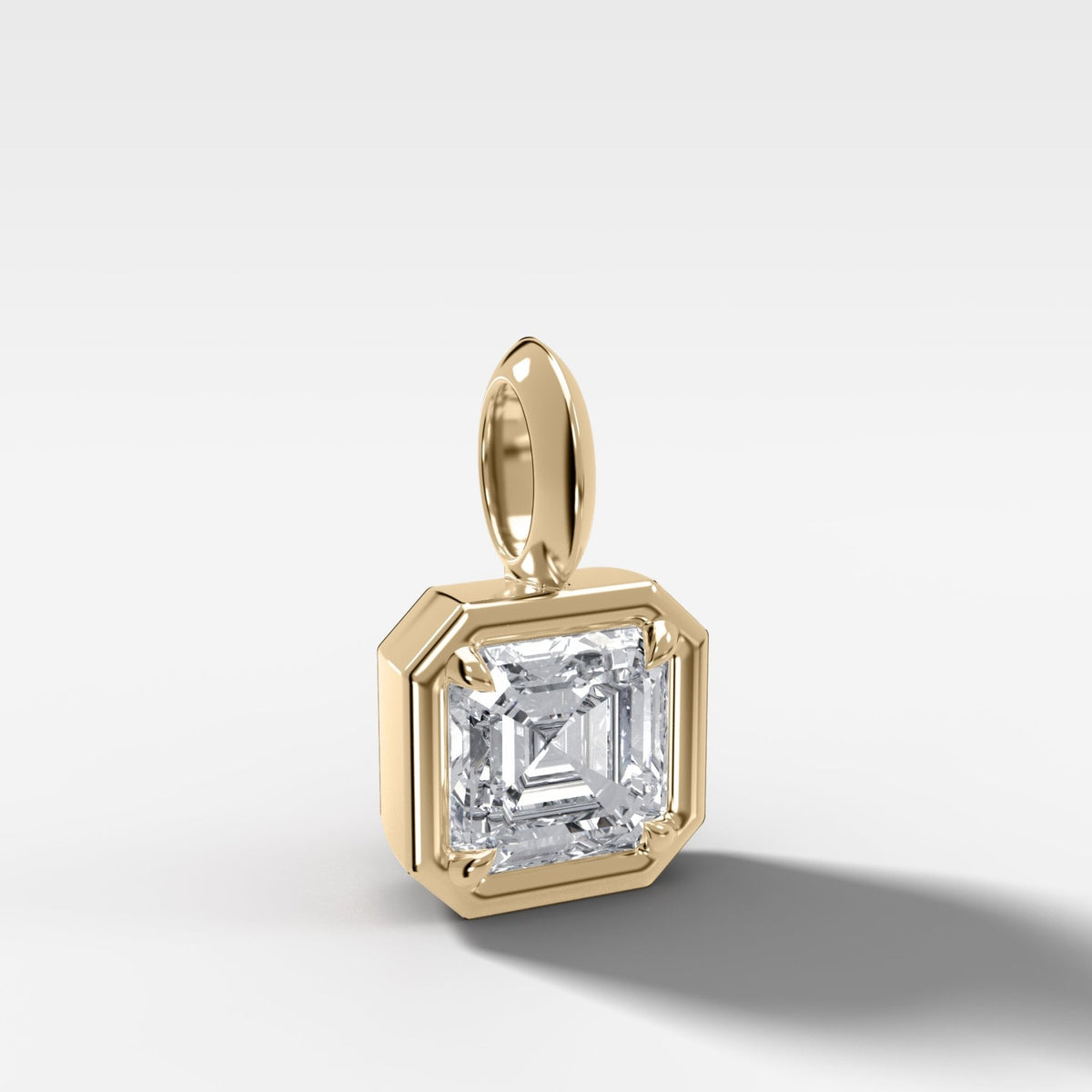 Club Asscher Attachable Diamond Pendant - GOODSTONE