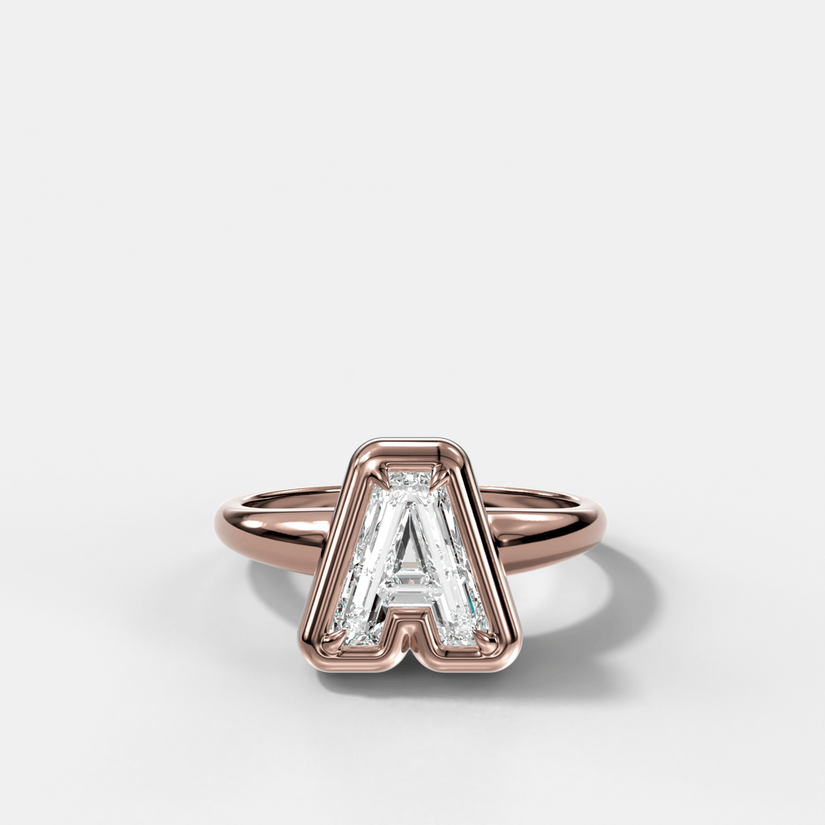 Club Diamond Initial Ring - Letter A - GOODSTONE