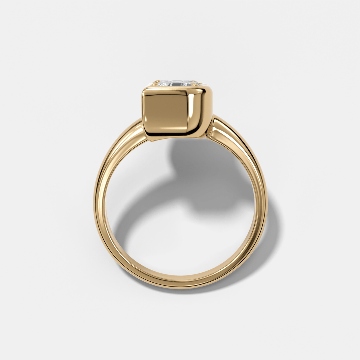 Club Diamond Initial Ring - Letter B - GOODSTONE