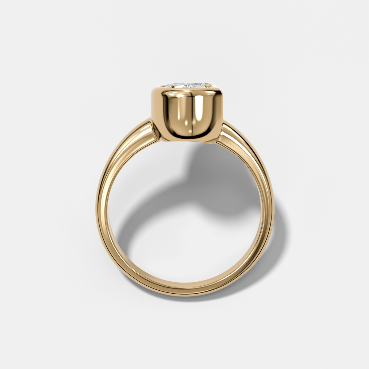 Club Diamond Initial Ring - Letter C - GOODSTONE
