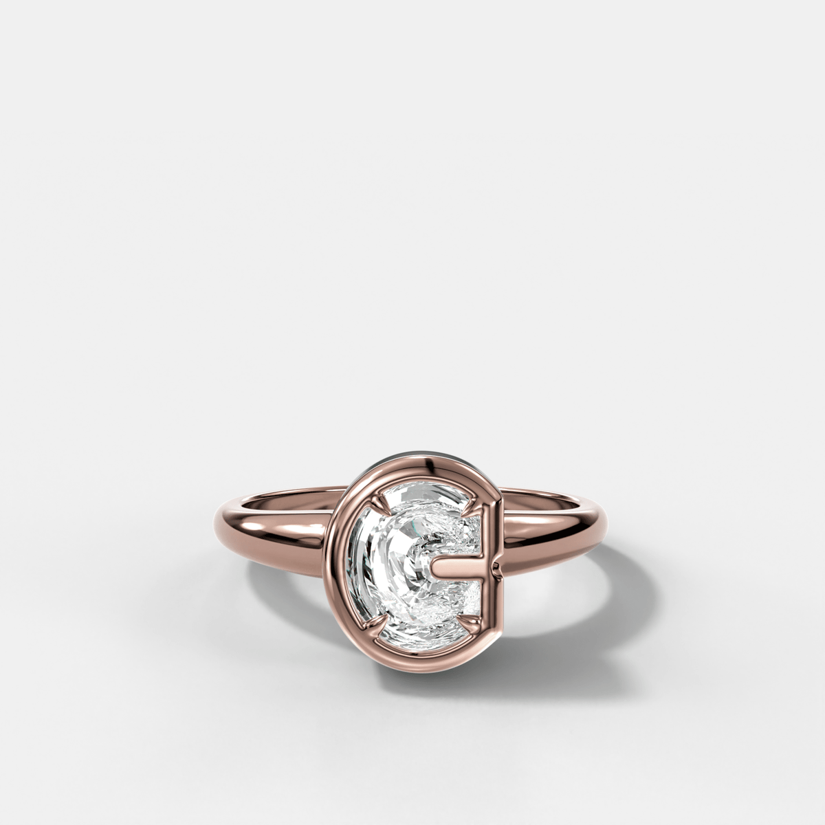 Club Diamond Initial Ring - Letter C - GOODSTONE