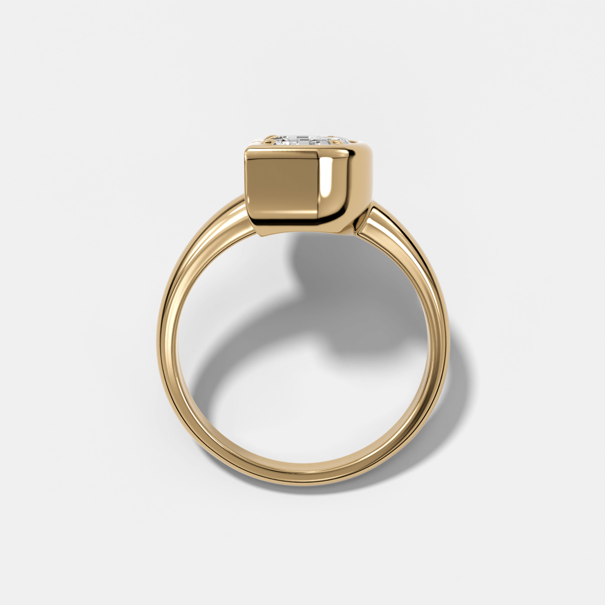 Club Diamond Initial Ring - Letter D - GOODSTONE