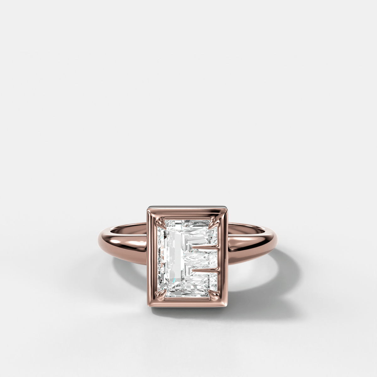 Club Diamond Initial Ring - Letter E - GOODSTONE