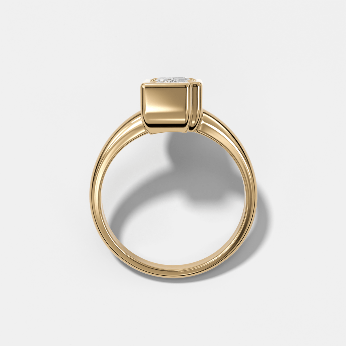 Club Diamond Initial Ring - Letter F - GOODSTONE