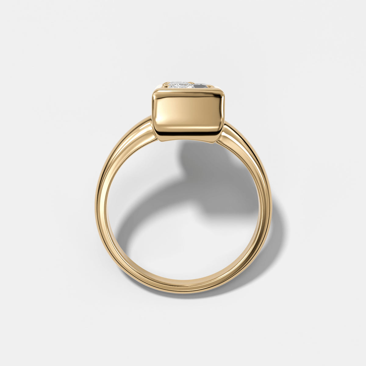 Club Diamond Initial Ring - Letter L - GOODSTONE