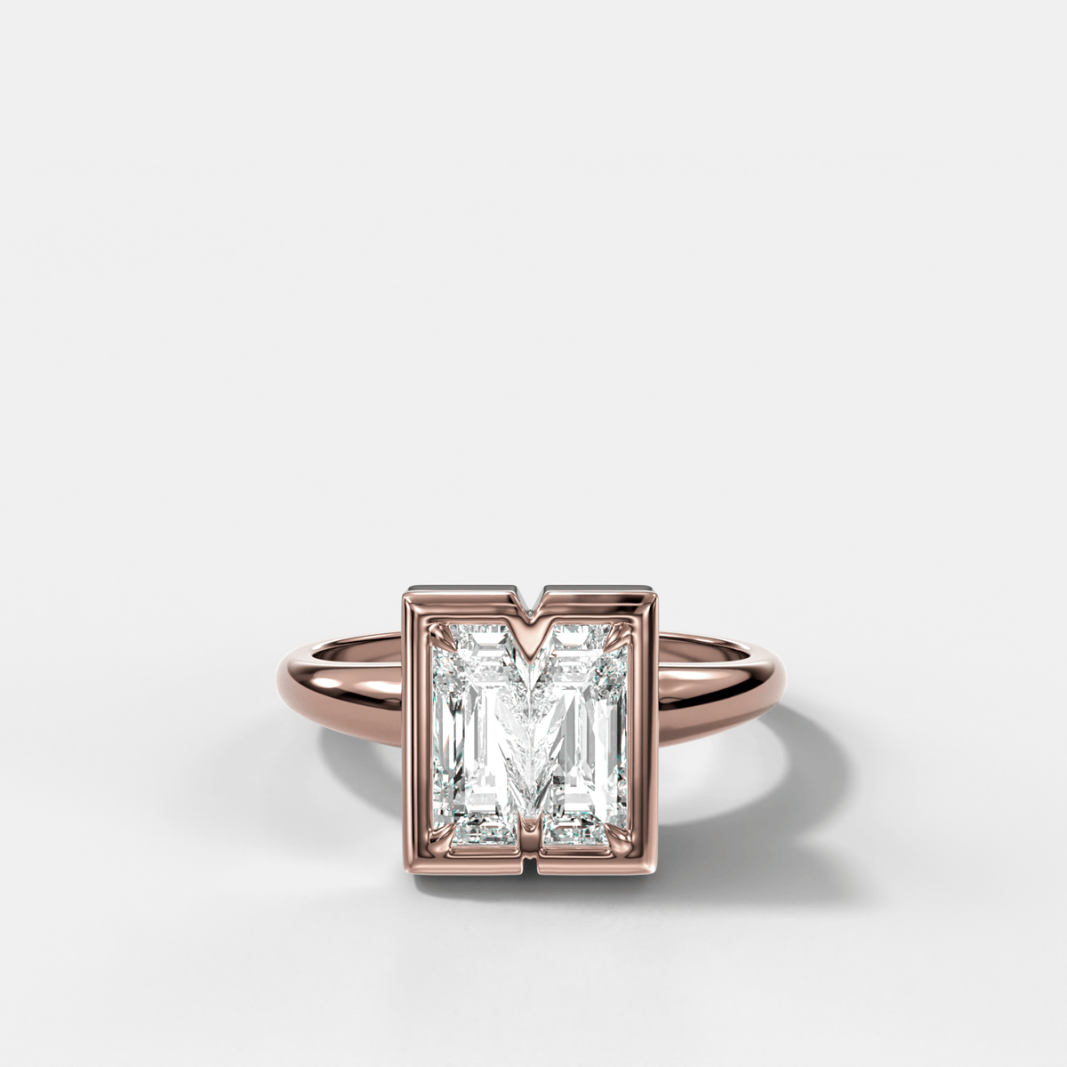 Club Diamond Initial Ring - Letter M - GOODSTONE