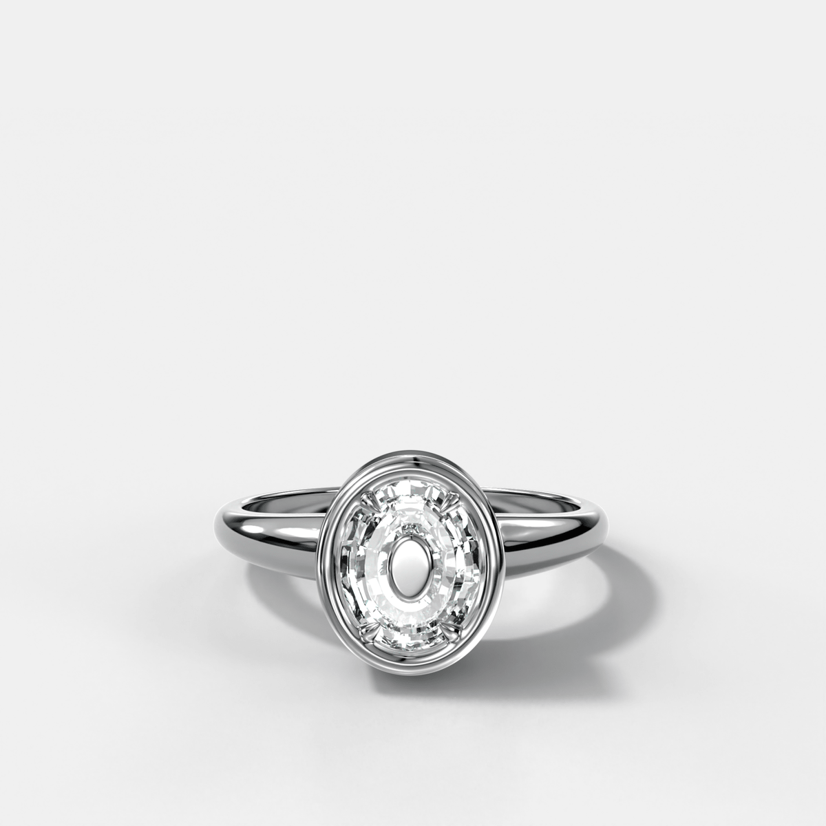 Club Diamond Initial Ring - Letter O - GOODSTONE