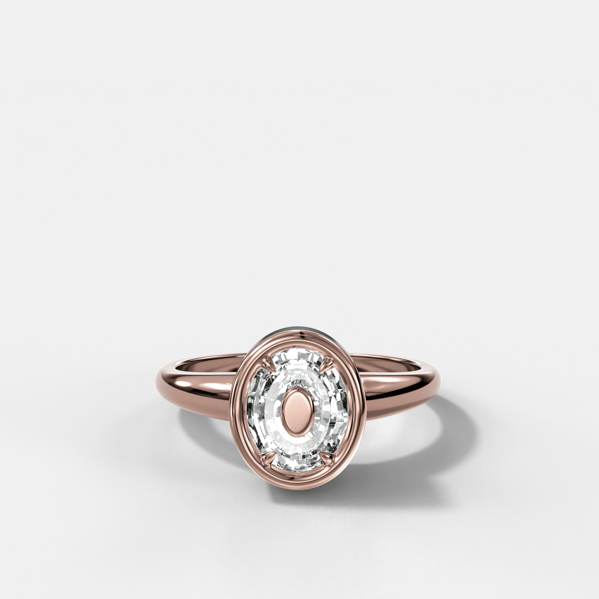 Club Diamond Initial Ring - Letter O - GOODSTONE