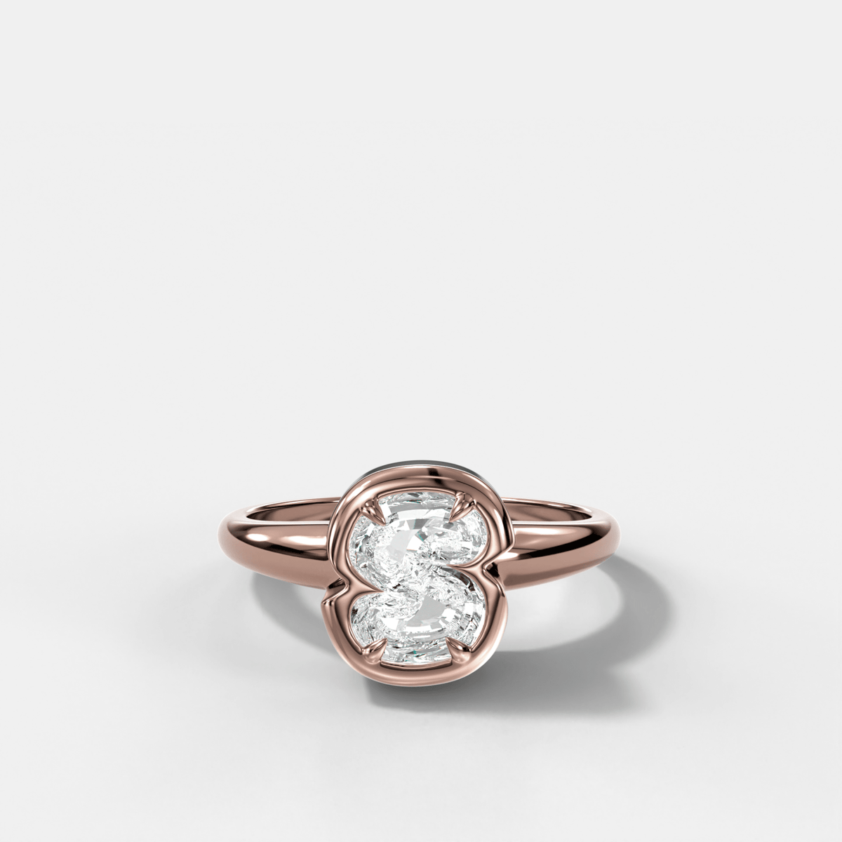 Club Diamond Initial Ring - Letter S - GOODSTONE