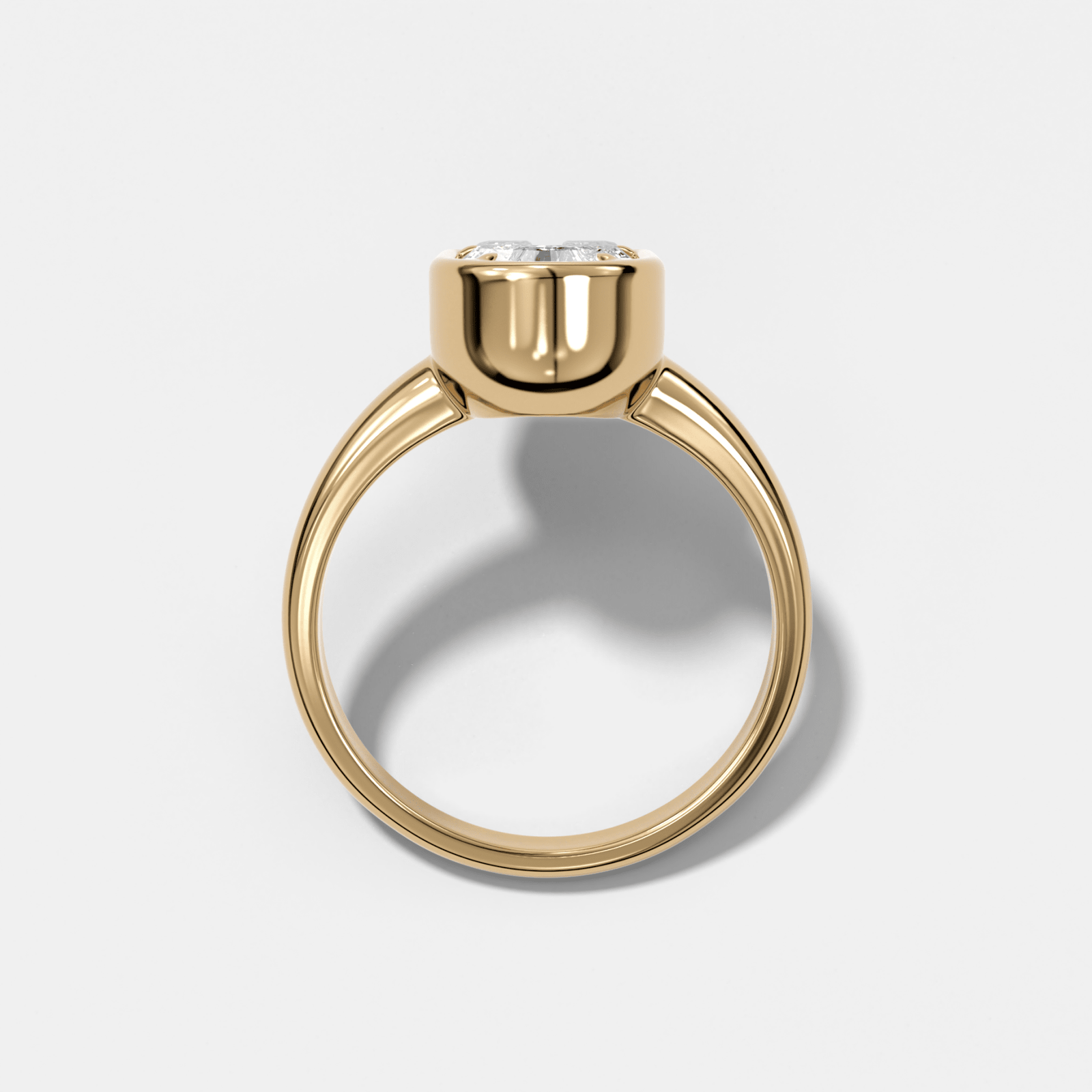 Club Diamond Initial Ring - Letter U - GOODSTONE
