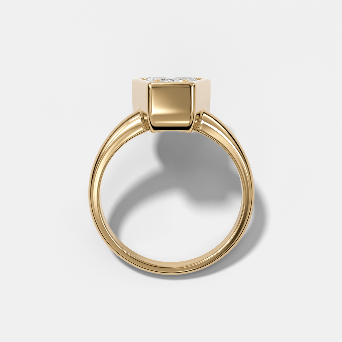 Club Diamond Initial Ring - Letter V - GOODSTONE