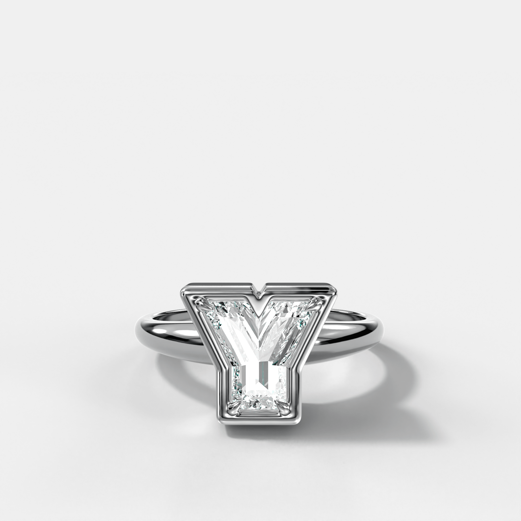 Club Diamond Initial Ring - Letter Y - GOODSTONE