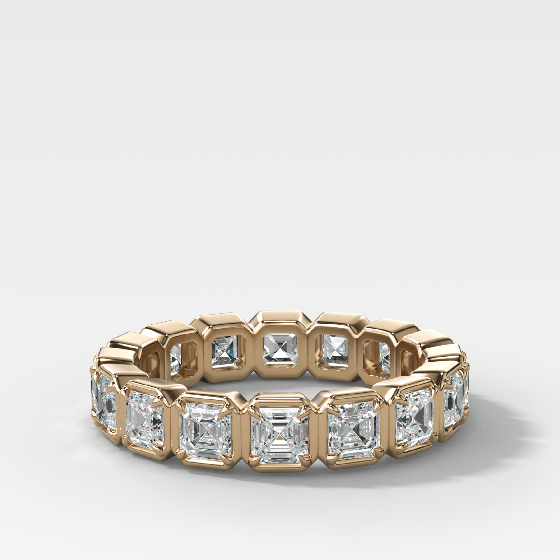 Club Set Eternity Band With Asscher Cuts - GOODSTONE