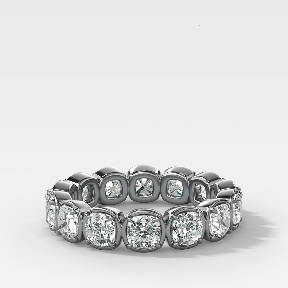 Club Set Eternity Band With Cushion Cuts - GOODSTONE