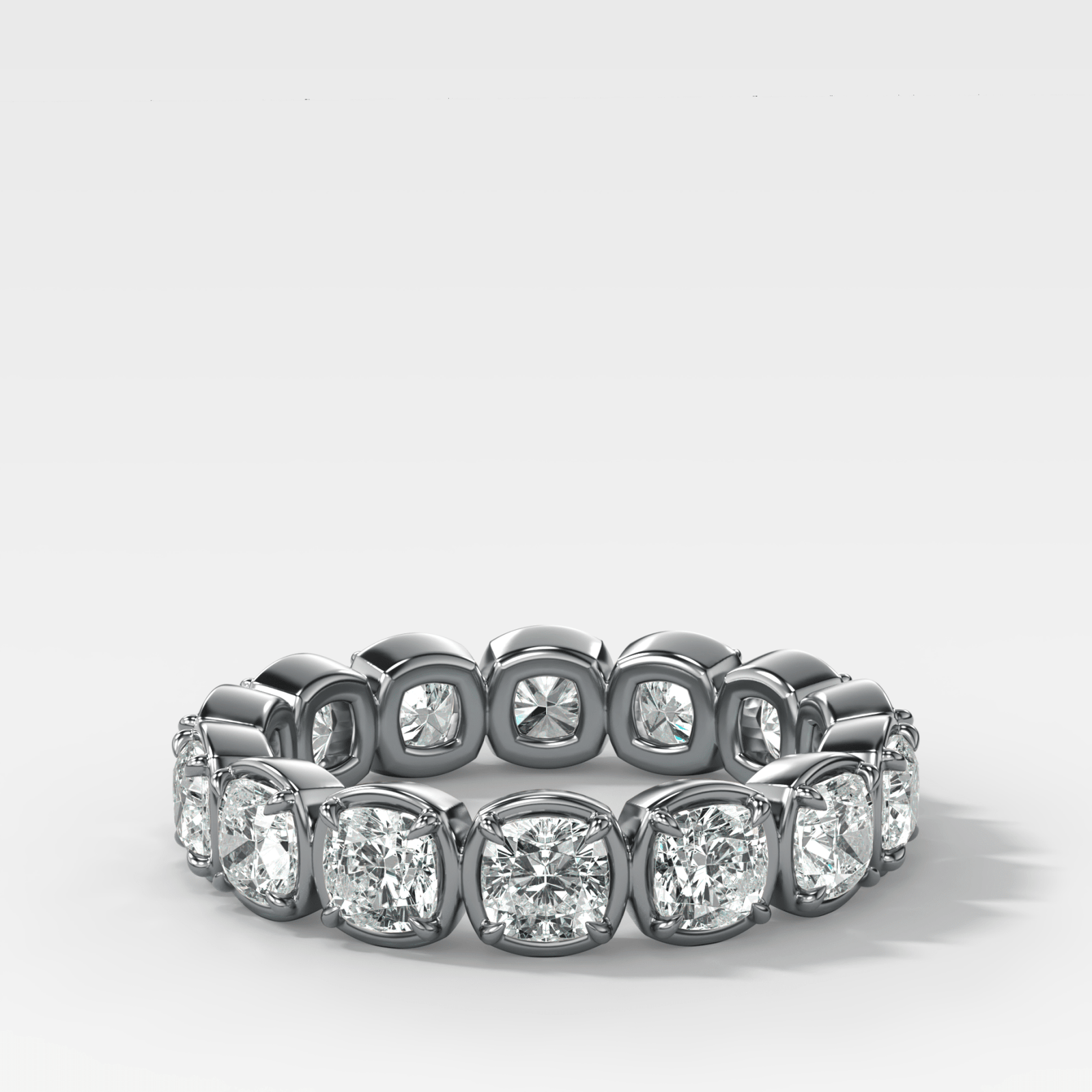 Club Set Eternity Band With Cushion Cuts - GOODSTONE