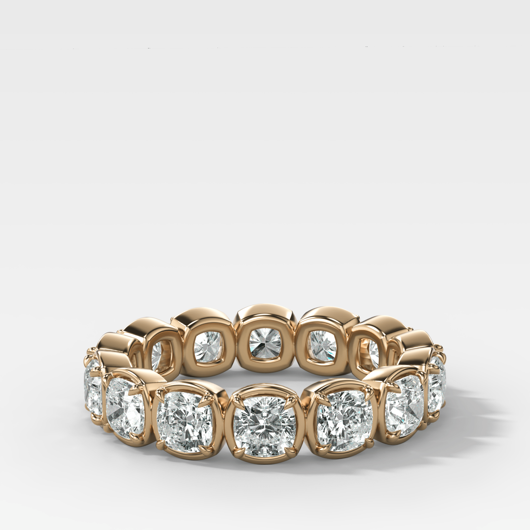 Club Set Eternity Band With Cushion Cuts - GOODSTONE