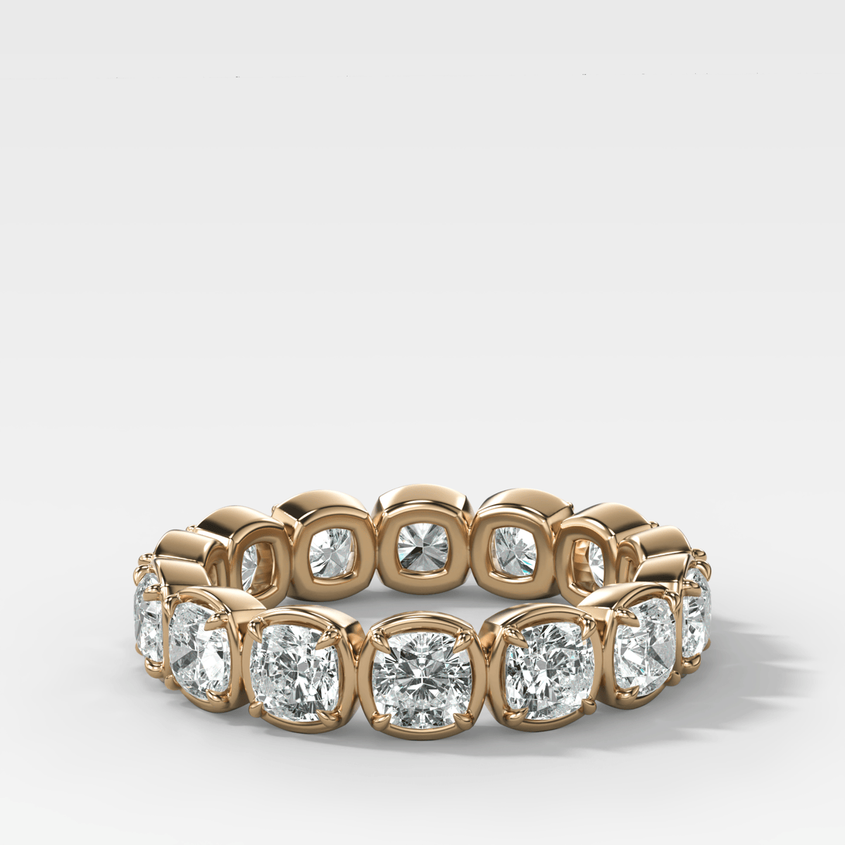 Club Set Eternity Band With Cushion Cuts - GOODSTONE