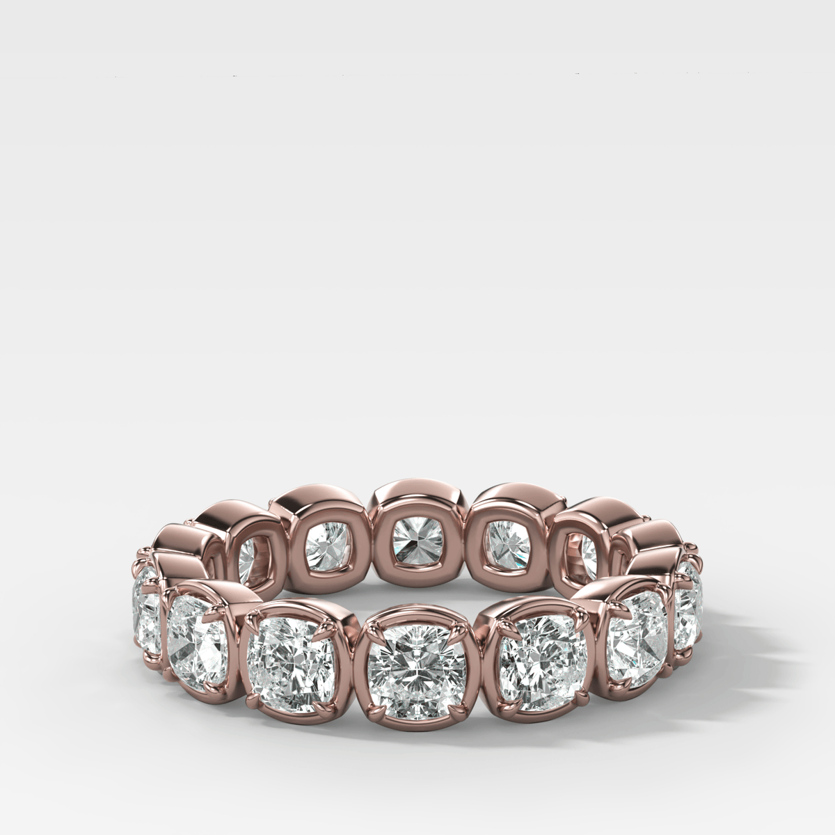 Club Set Eternity Band With Cushion Cuts - GOODSTONE