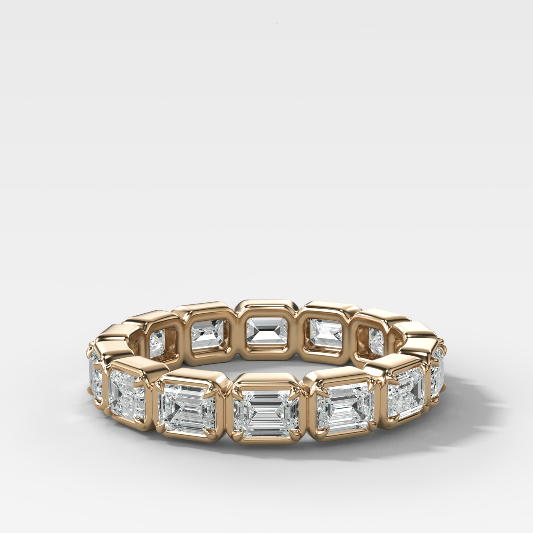 Club Set Eternity Band With East West Emerald Cuts - GOODSTONE