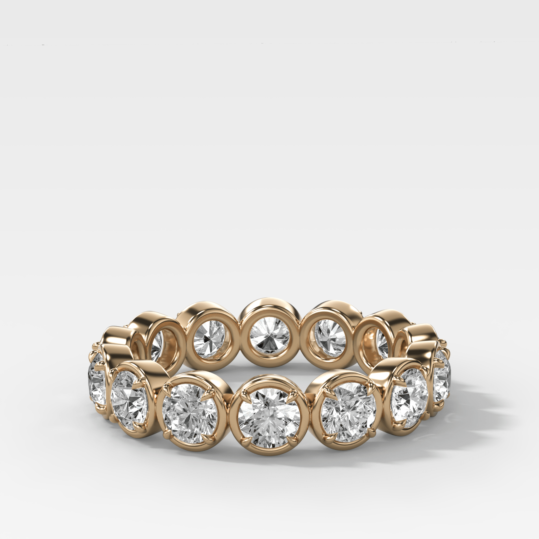 Club Set Eternity Band With Round Cuts - GOODSTONE