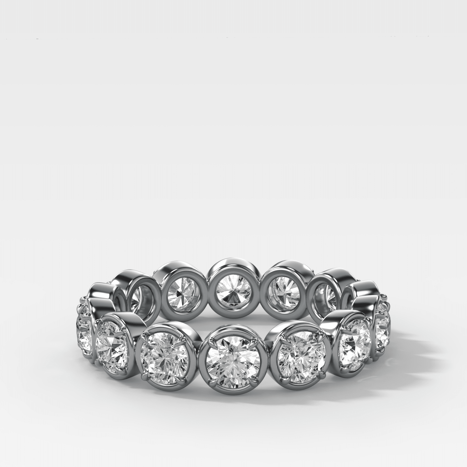 Club Set Eternity Band With Round Cuts - GOODSTONE
