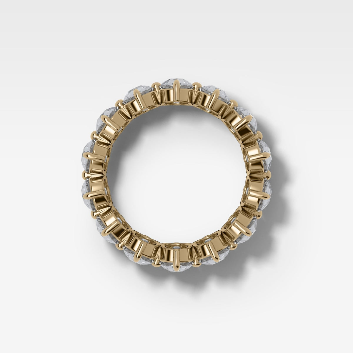 Compass-Set Eternity Band with Old Mine Cut Diamonds - GOODSTONE