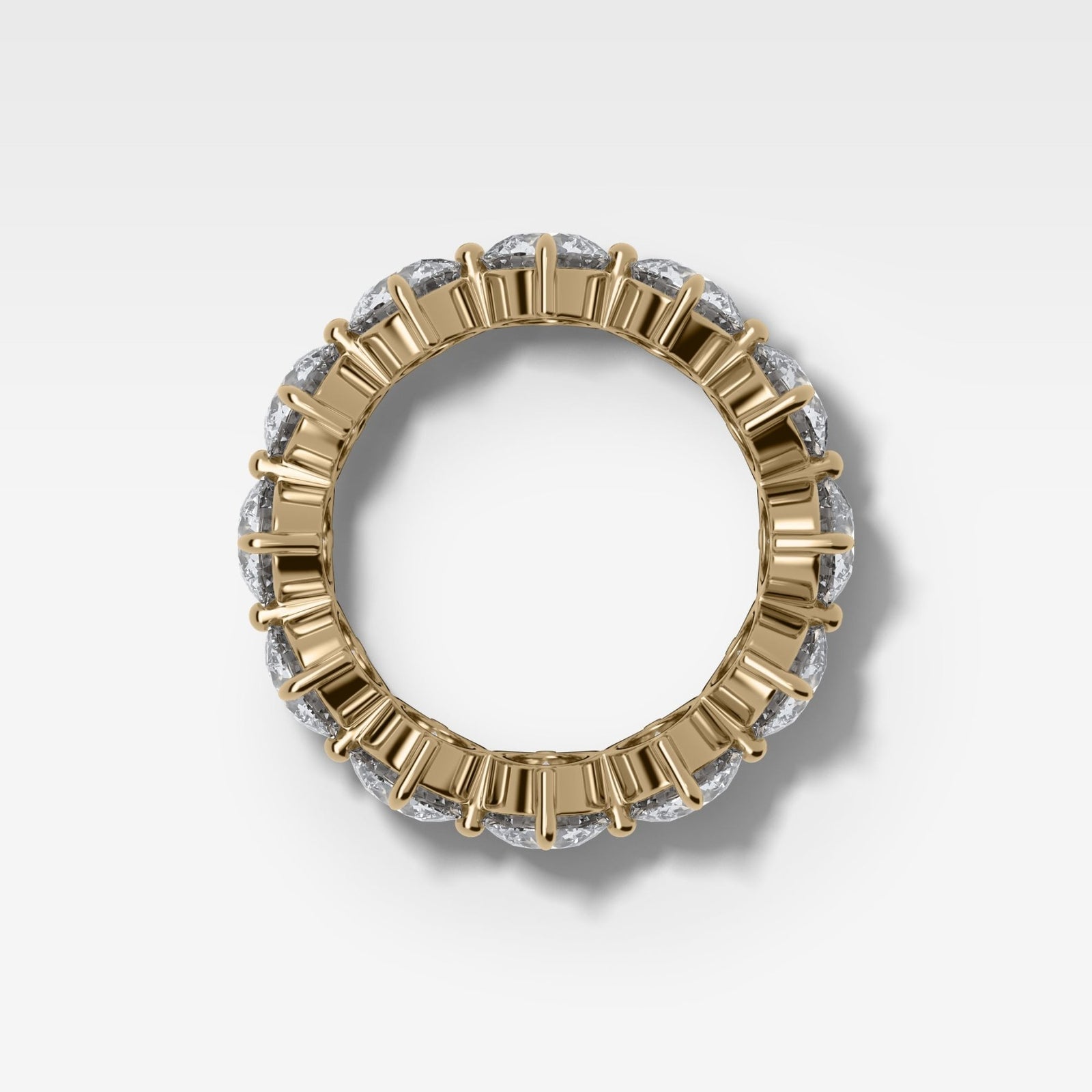 Compass-Set Eternity Band with Round Cut Diamonds - GOODSTONE