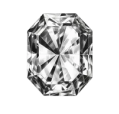 Elongated-radiant Diamond Shape
