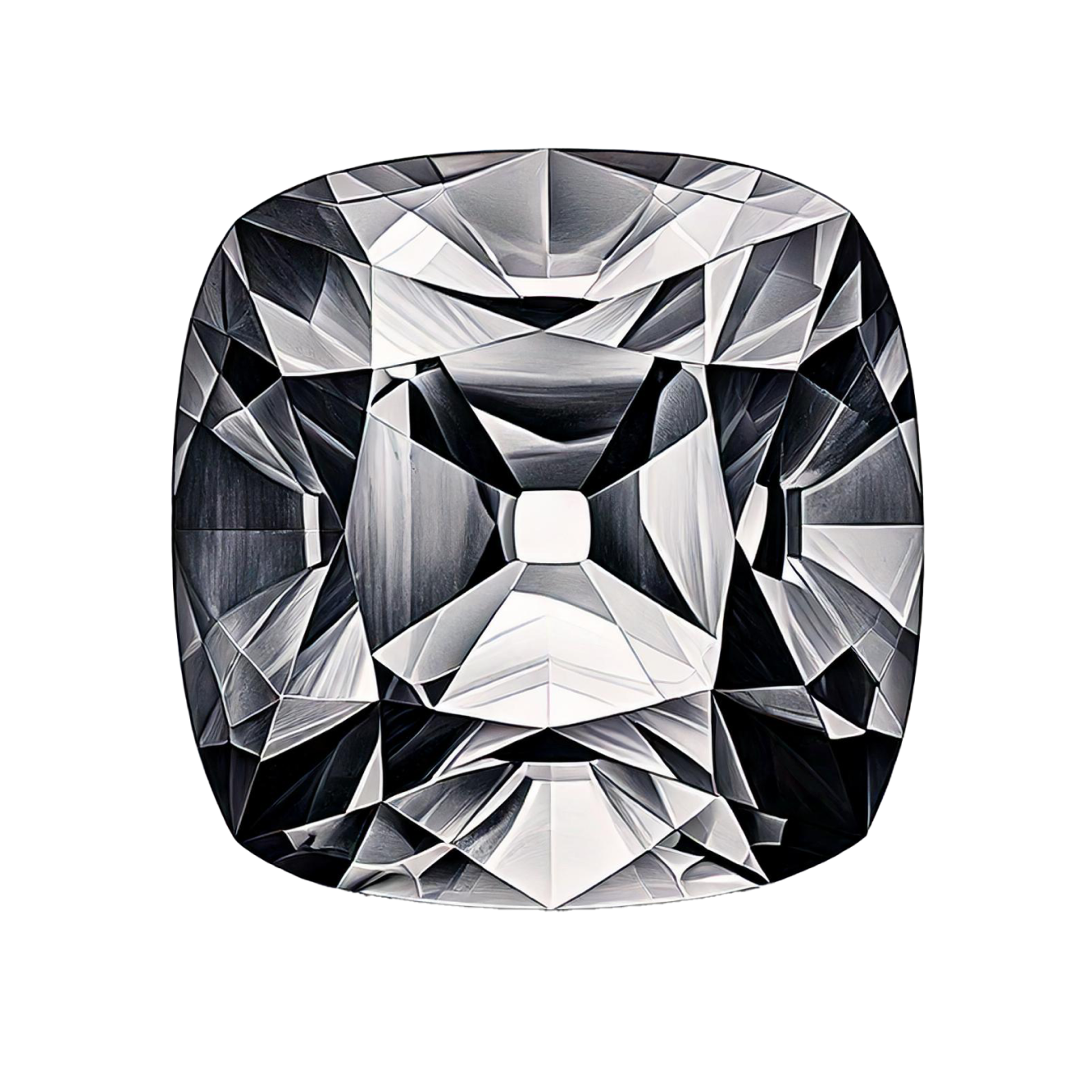 Old-mine Diamond Shape