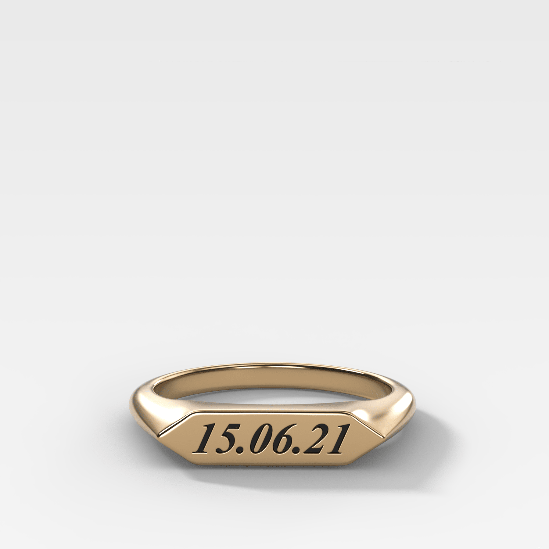 Engravable Signet Ring - GOODSTONE