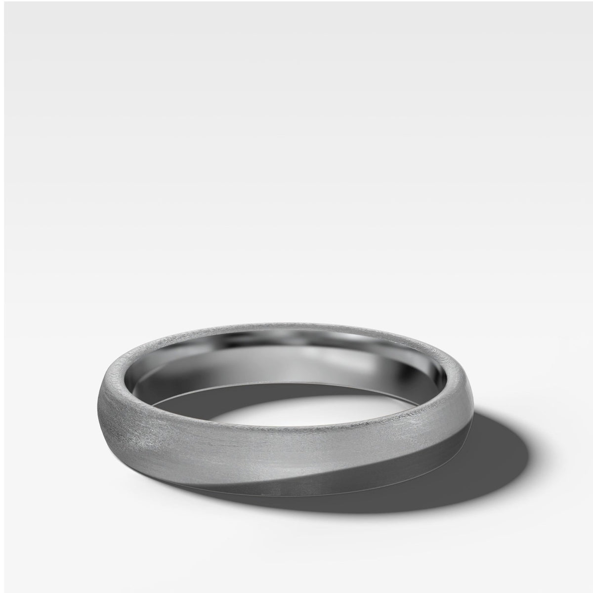European Style Matte Wedding Band 4mm - GOODSTONE
