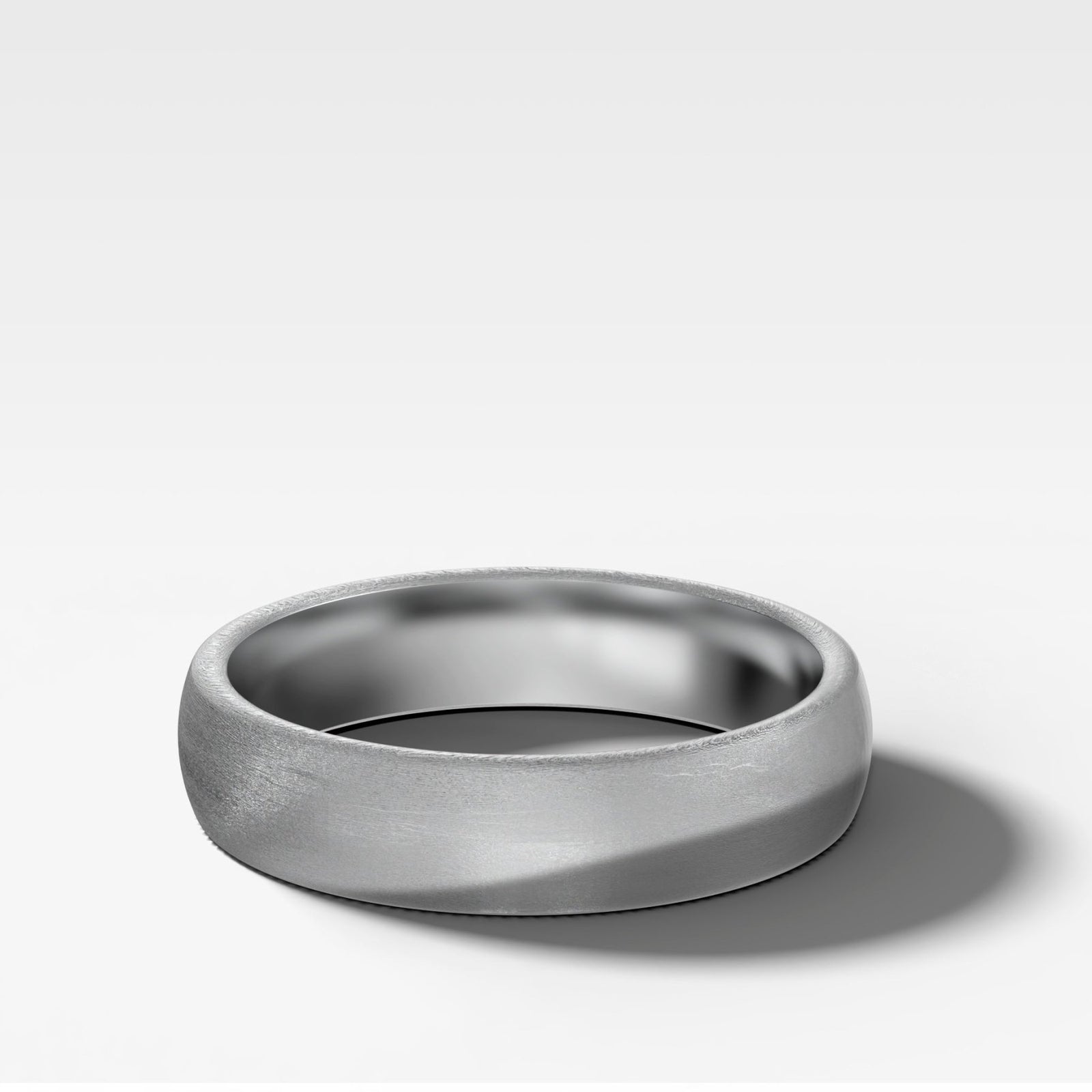 European Style Matte Wedding Band 5mm - GOODSTONE