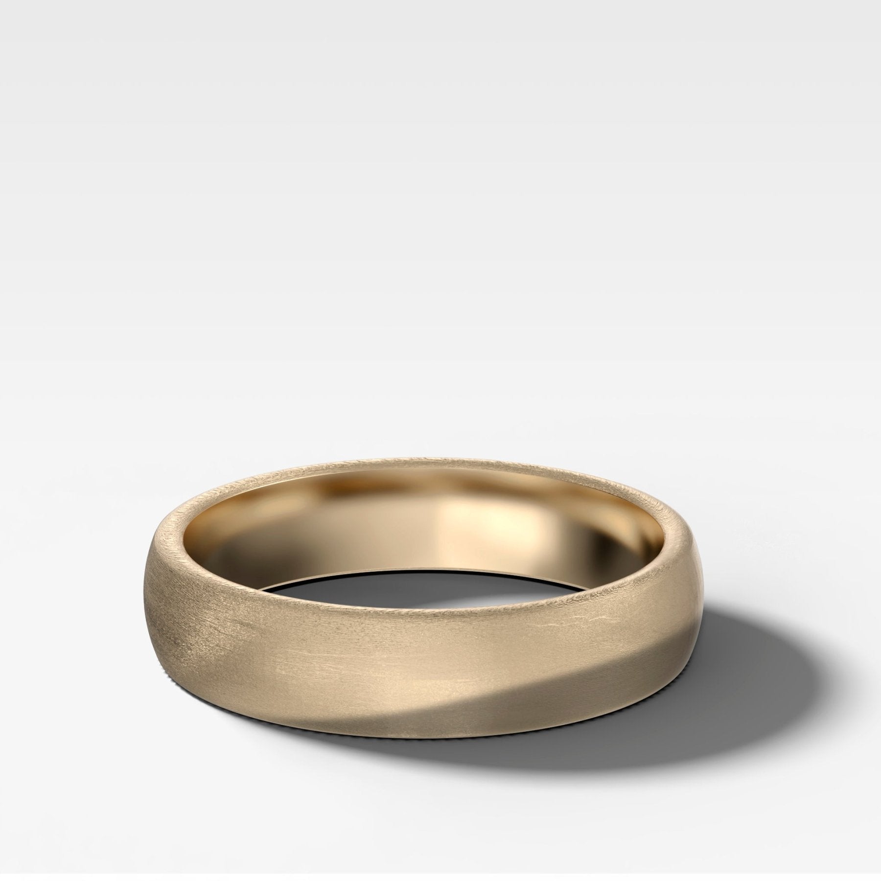 European Style Matte Wedding Band 5mm - GOODSTONE