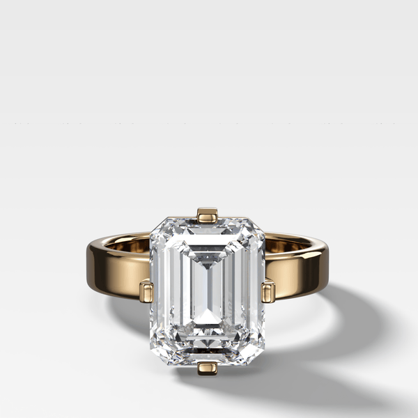 Shop Finest Compass Emerald Engagement Ring | GoodStone