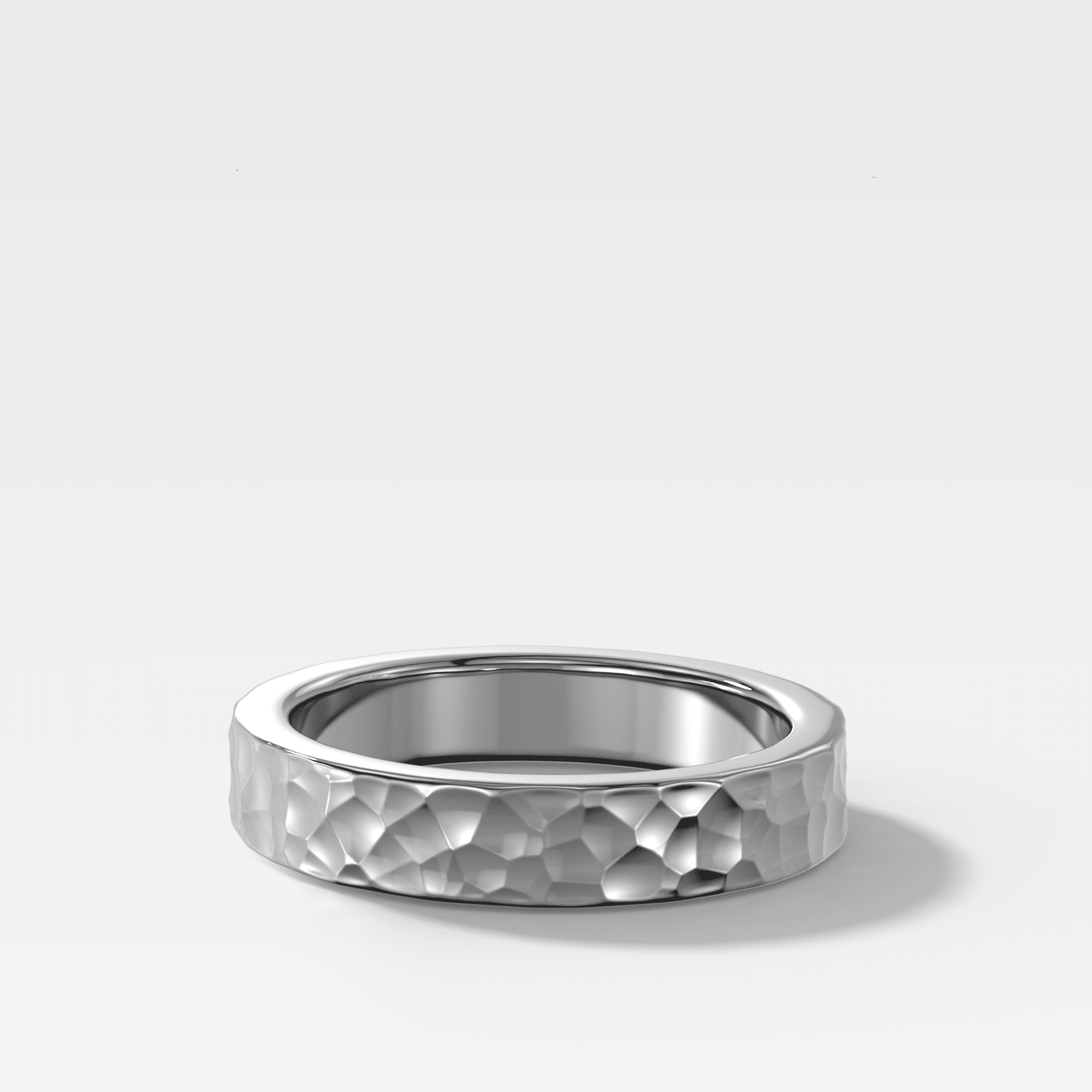 Finest Hammered Wedding Band 4mm - GOODSTONE