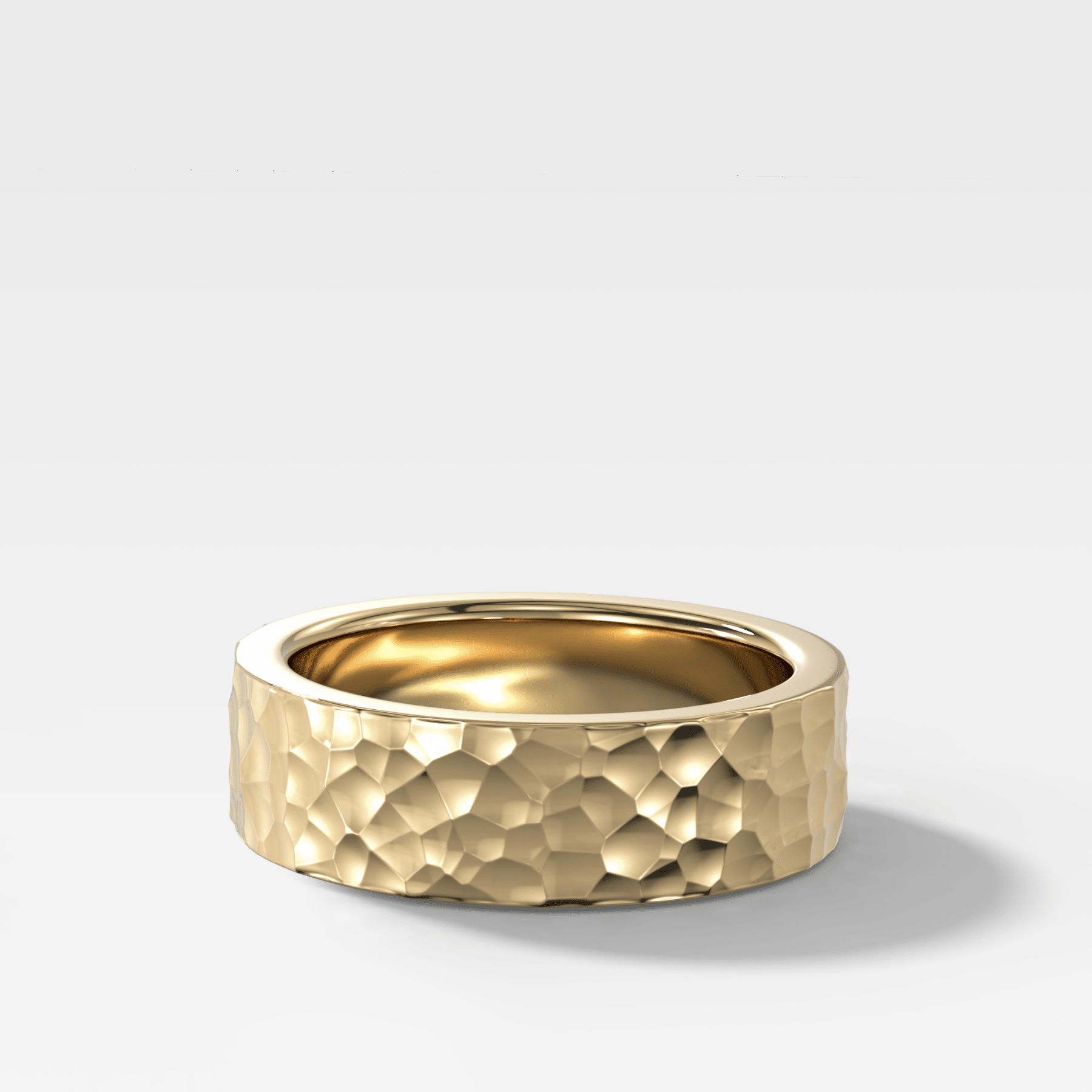 Finest Hammered Wedding Band 6mm - GOODSTONE