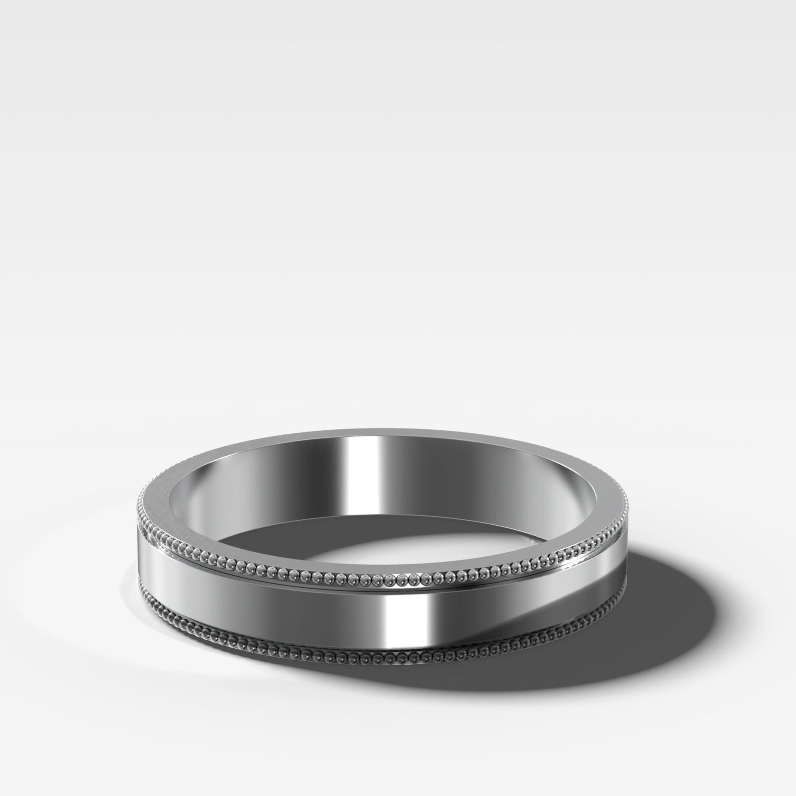 Finest Milgrain Wedding Band 4mm - GOODSTONE